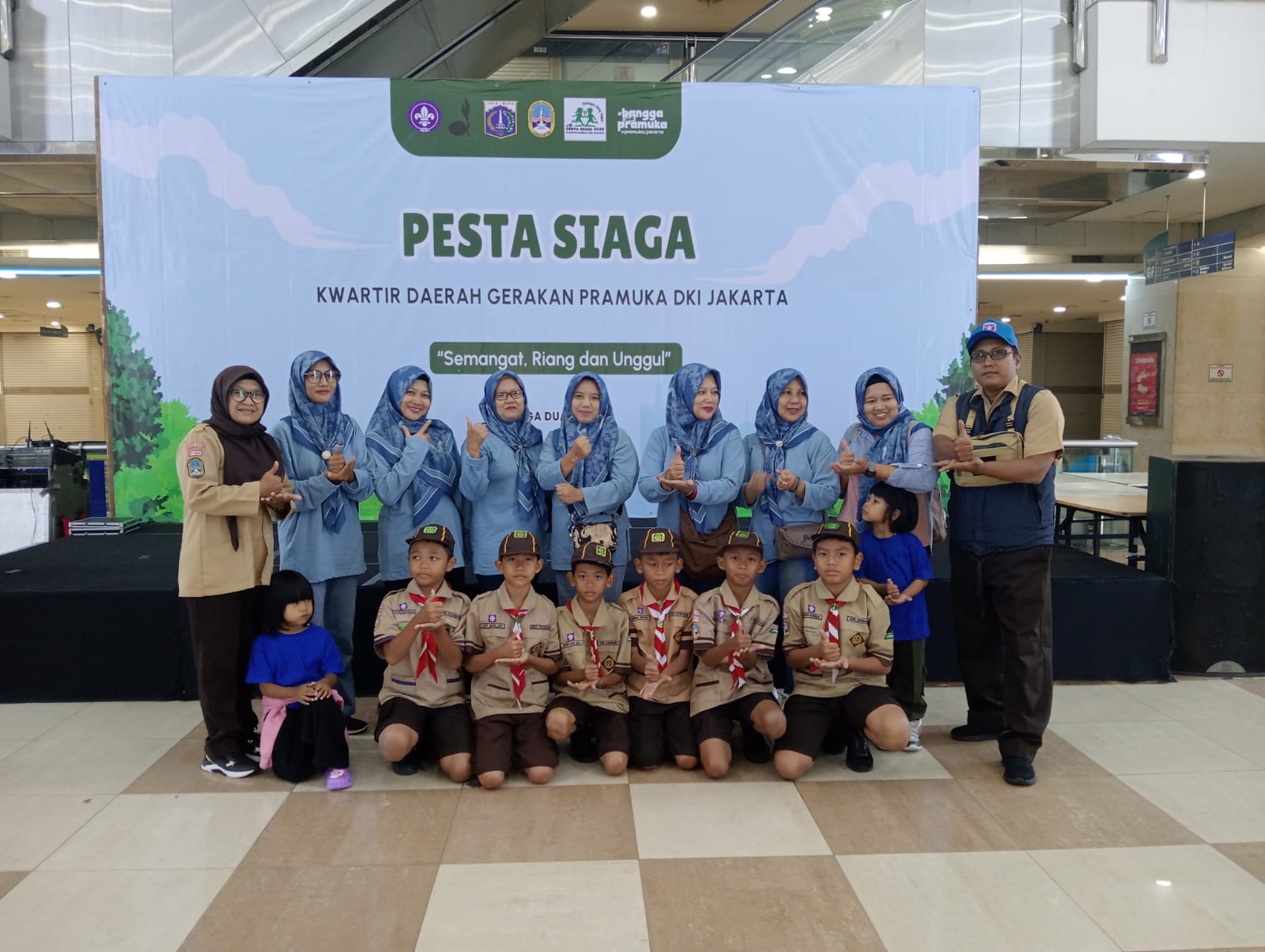 SATU BARUNG DARI KWARRAN KEBAYORAN LAMA IKUT SERTA PBS TINGKAT KWARDA DKI  JAKARTA