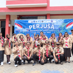 Perjusa SDN Kebayoran Lama Utara 13: Tanamkan Kemandirian, Disiplin Scout Group Photo at PERJUSA Event (1)